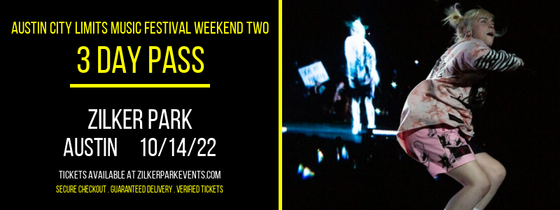 Austin City Limits Music Festival Weekend Two - 3 Day Pass at Zilker Park
