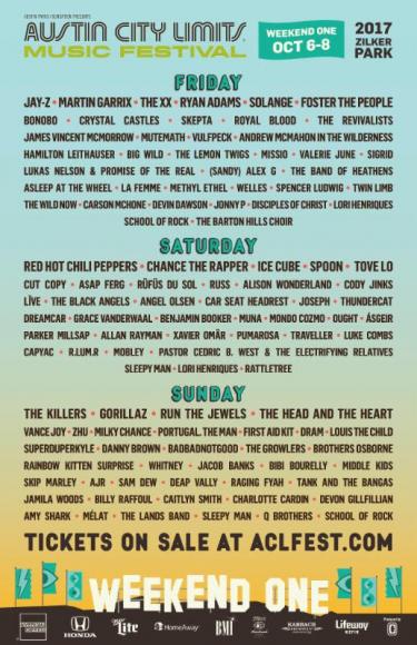 Austin City Limits Festival Weekend 1 - Saturday at Zilker Park