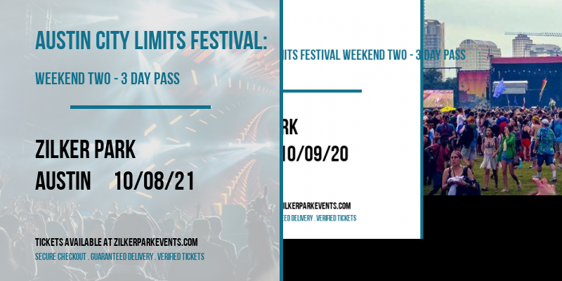 Austin City Limits Festival: Weekend Two - 3 Day Pass at Zilker Park