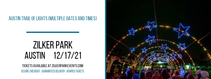 Austin Trail of Lights (Multiple Dates and Times) at Zilker Park