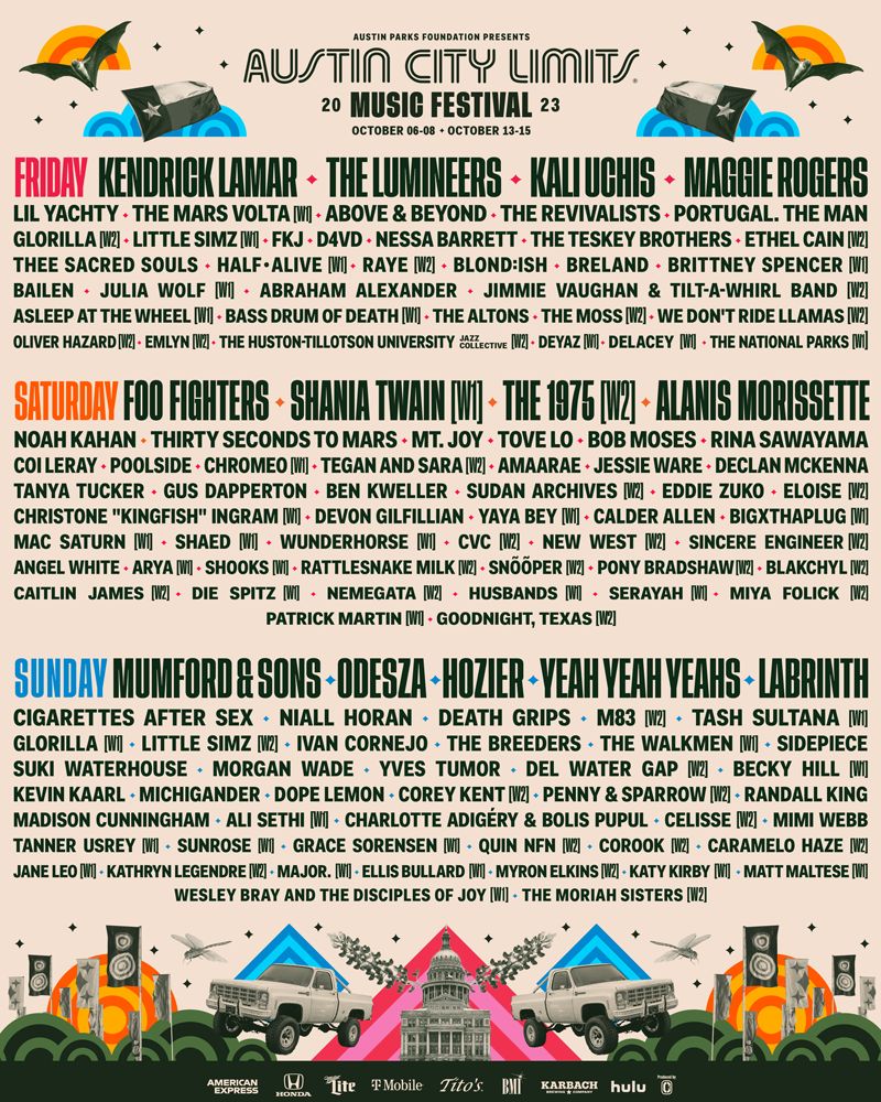 Austin City Limits Music Festival Weekend One - Friday